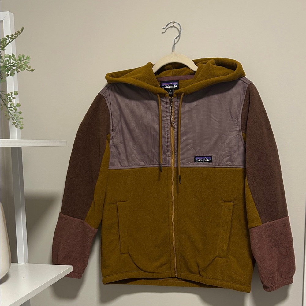 Patagonia Women’s Microdini Multicolor Hooded Fleece Hoody